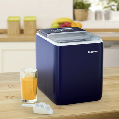 Portable Electric Ice Cube Maker 2.6L-Blue