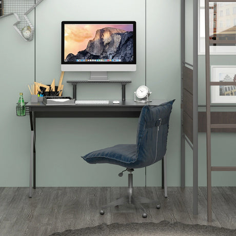 120 x 55 cm Black Gaming Desk for Home Office Workstation