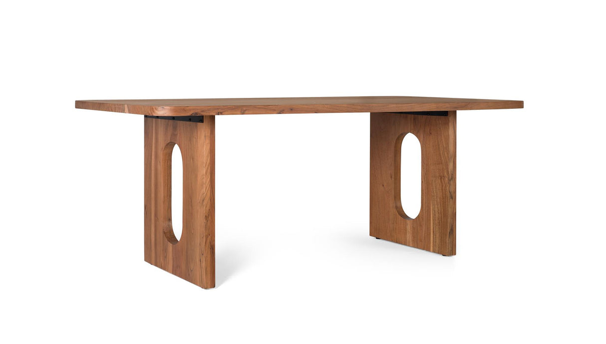 Giner and Colomer - Rectangular Acacia Wood Dining Table With Non-Slip Pads
