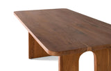 Giner and Colomer - Rectangular Acacia Wood Dining Table With Non-Slip Pads