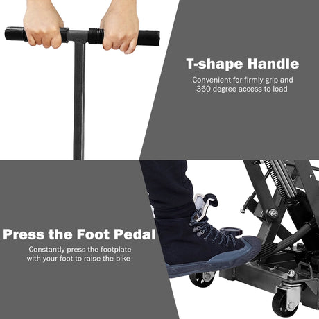 Motorcycle ATV Jack Lift Stand Quad Bike Hoist