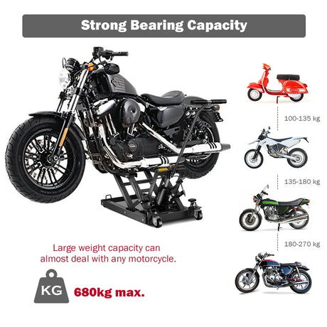 Motorcycle ATV Jack Lift Stand Quad Bike Hoist