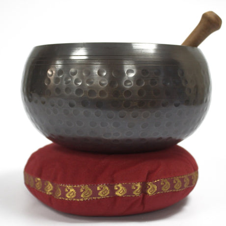 Singing Bowl Velvet Cushion - 11cm