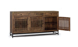 Giner and Colomer - Acacia Wood Sideboard With 3 Doors & 3 Drawers