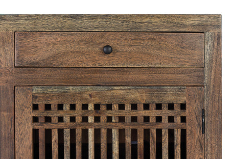 Giner and Colomer - Acacia Wood Sideboard With 3 Doors & 3 Drawers
