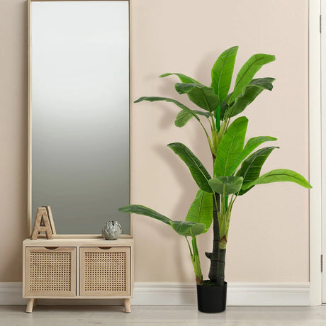5 Feet Artificial Tree with 18 Large Leaves