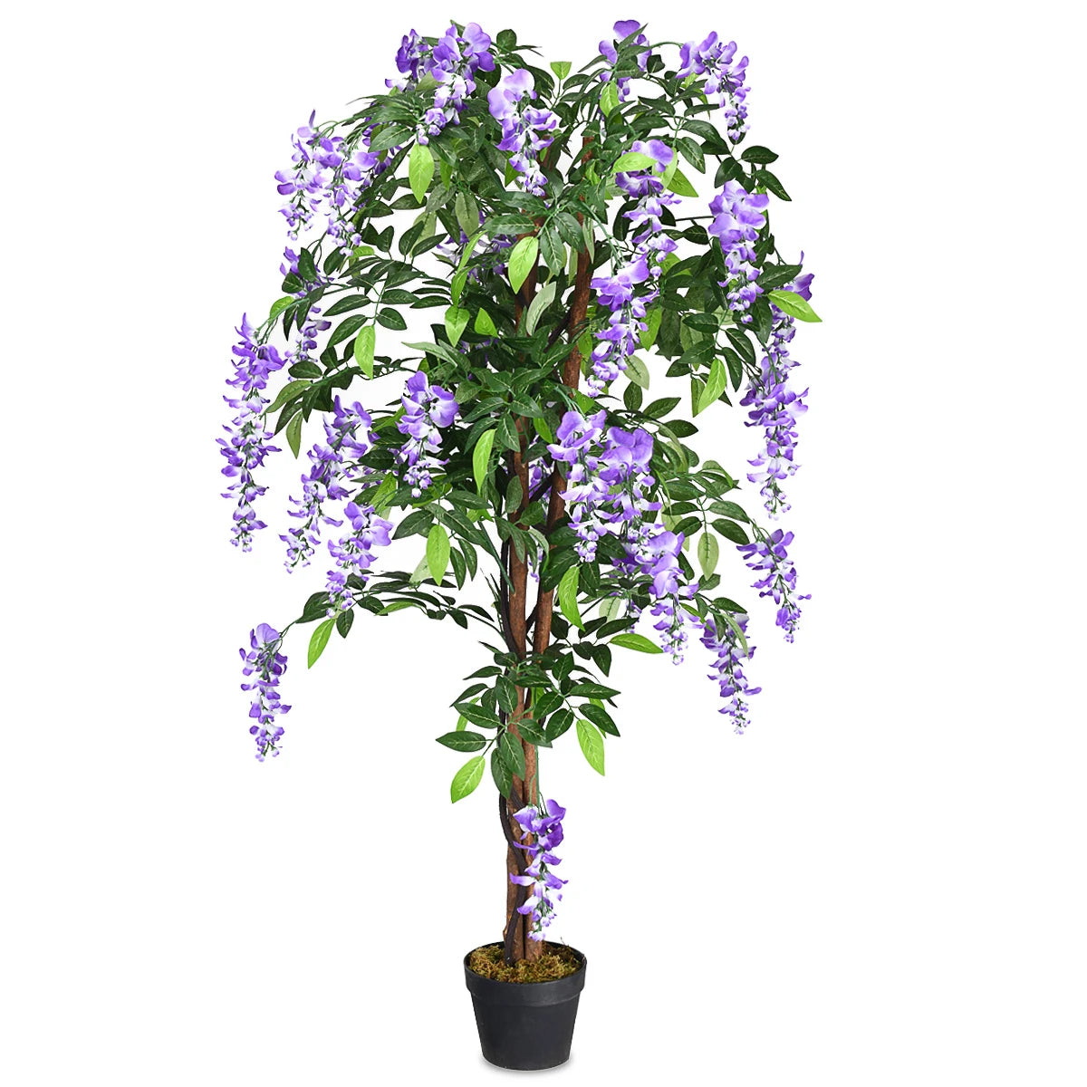 Artificial plant tree with wisteria flowers 150cm