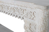 Giner and Colomer - Mango Wood Console With Turned Legs & Carved Details