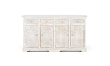 Giner and Colomer - Antique White Mango Wood Sideboard With 4 Doors & 4 Drawers