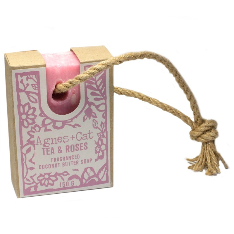 Soap On A Rope - TEA & ROSES