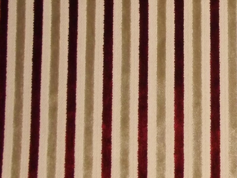 Eleganza Candy Stripe Henna/Gold / SR17272 (Per Metre)