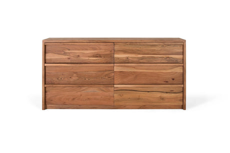 Giner and Colomer - 6-Drawer Acacia Wood Sideboard