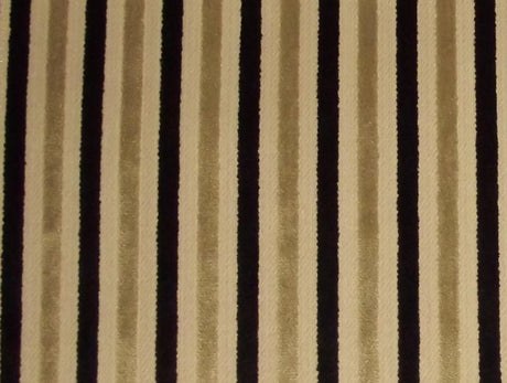 Eleganza Candy Stripe Ebony/Gold / SR17274 (Per Metre)