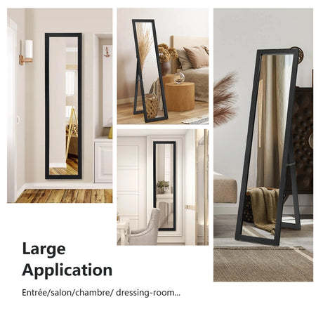 Full-size free-standing mirror 155 x 37 cm
