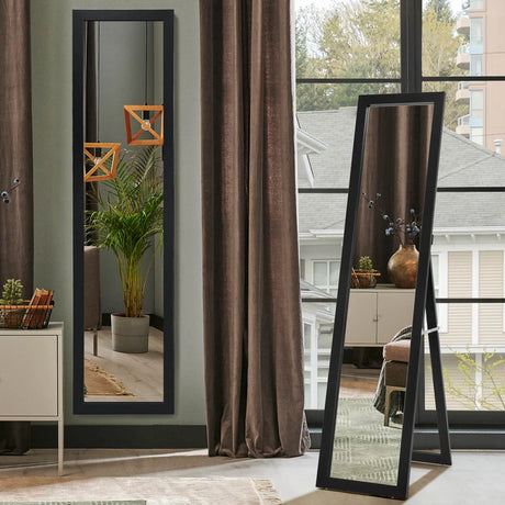 Full-size free-standing mirror 155 x 37 cm
