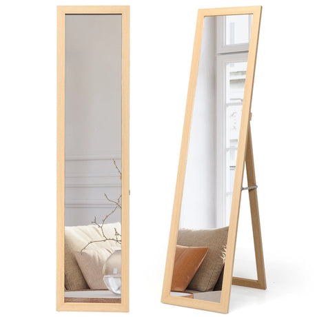 Full-size free-standing mirror 155 x 37 cm