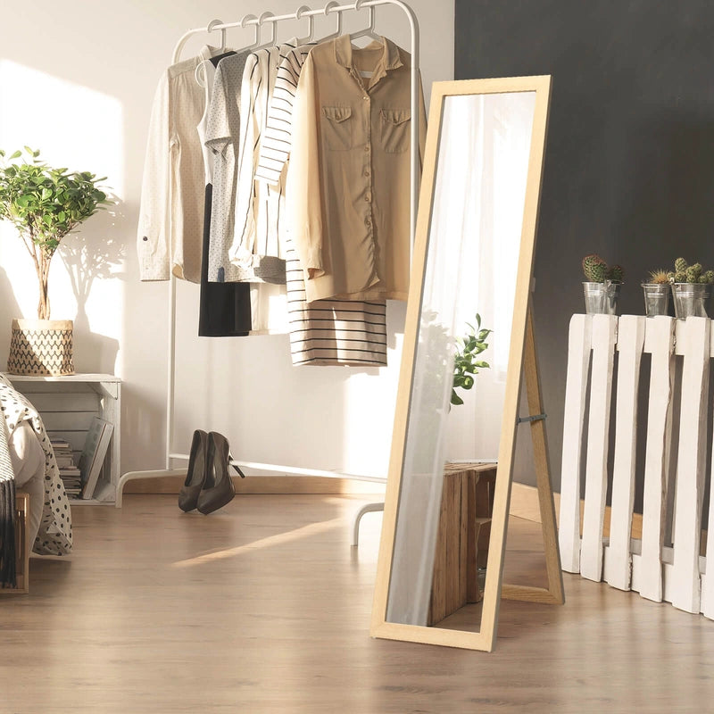 Full-size free-standing mirror 155 x 37 cm