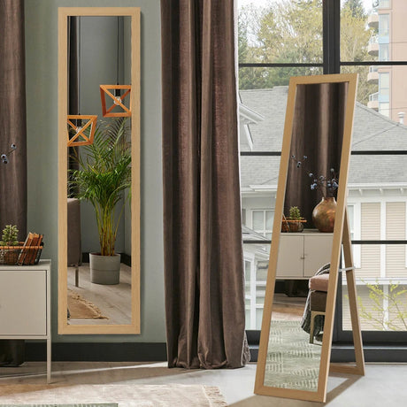 Full-size free-standing mirror 155 x 37 cm