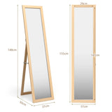 Full-size free-standing mirror 155 x 37 cm