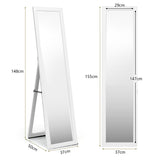Full-size free-standing mirror 155 x 37 cm