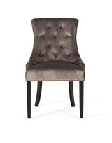 Giner and Colomer  Set Of 2 Chairs Upholstered In Velvet-Finish Polyester Fabric