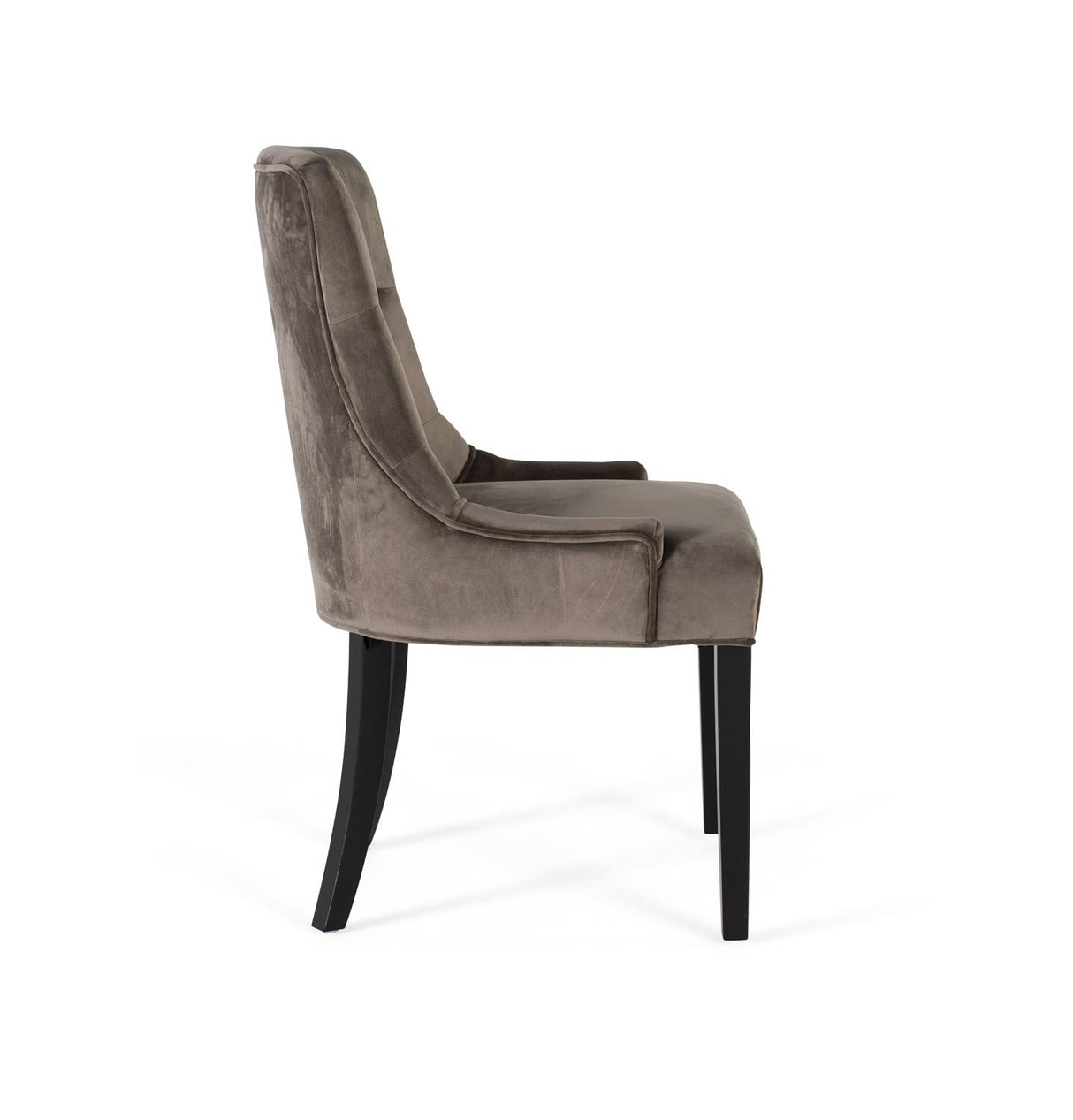 Giner and Colomer  Set Of 2 Chairs Upholstered In Velvet-Finish Polyester Fabric