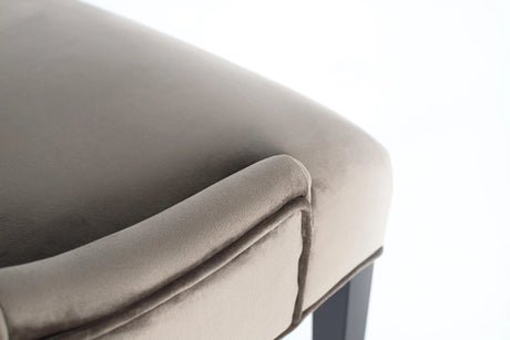 Giner and Colomer  Set Of 2 Chairs Upholstered In Velvet-Finish Polyester Fabric