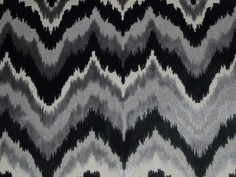 Eleganza Flamestitch Charcoal / SR17325 (Per Metre)