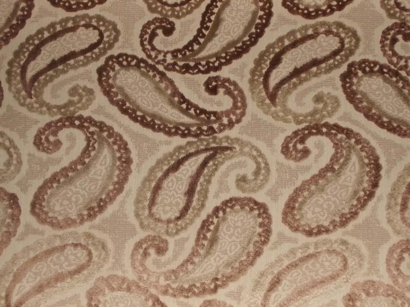 Eleganza Paisley Caramel / SR17391 (Per Metre)