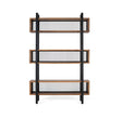 Giner and Colomer - Mango Wood & Metal Bookcase In Natural & Black