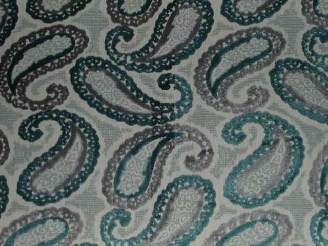 Eleganza Paisley Teal / SR17394 (Per Metre)