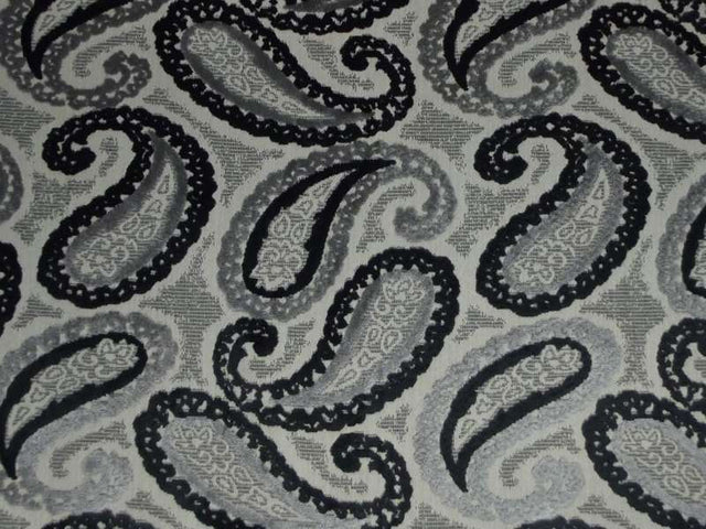 Eleganza Paisley Charcoal / SR17395 (Per Metre)