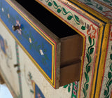 Giner and Colomer - Hand-Painted Mango Wood Sideboard With 2 Doors & 2 Drawers