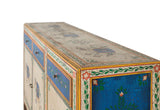 Giner and Colomer - Hand-Painted Mango Wood Sideboard With 3 Doors & 3 Drawers