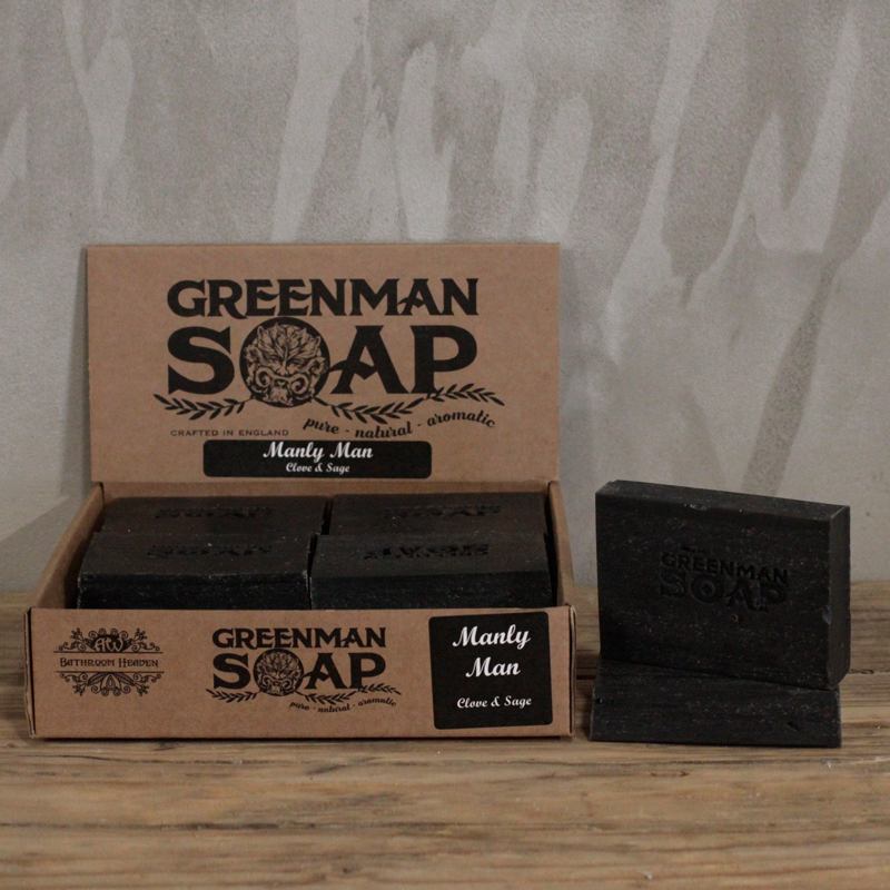 Greenman Soap Slice 100g - Manly Man