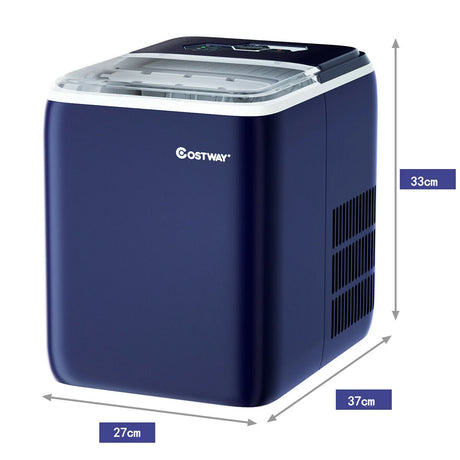 Portable Electric Ice Cube Maker 2.6L-Blue