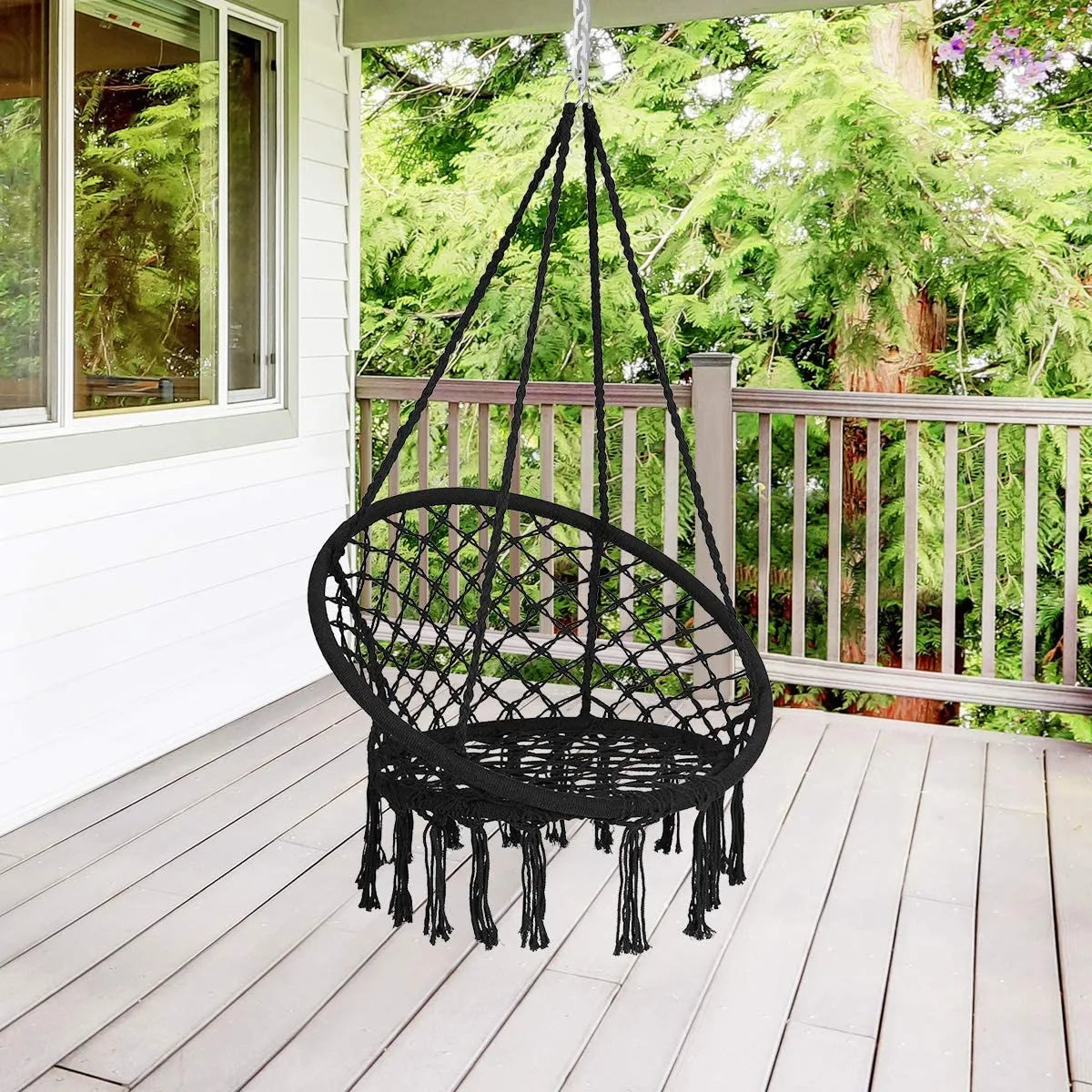 Macrame Hammock Swing Chair for Relax