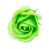 Craft Soap Flowers - Med Rose - Green