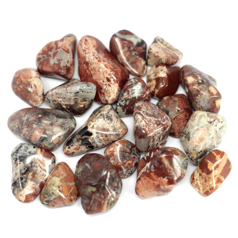 African Gemstone Jasper - Brecciated - Light