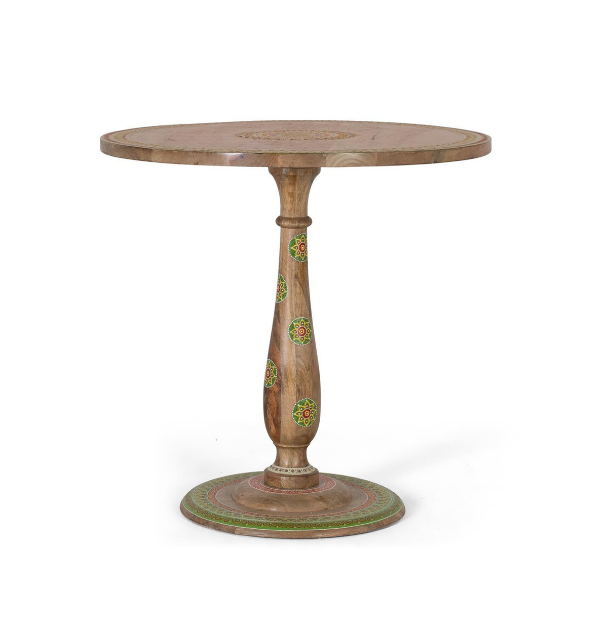 Giner and Colomer - Round Hand-Painted Mango Wood Dining Table