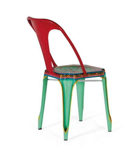 Giner and Colomer - Set Of 2 Hand-Painted Metal Chairs
