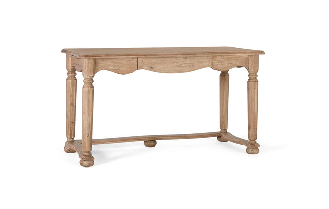 Giner and Colomer - 1-Drawer Acacia Wood Desk In Natural Finish