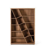 Giner and Colomer - Acacia Wood Bookcase In Natural & Black