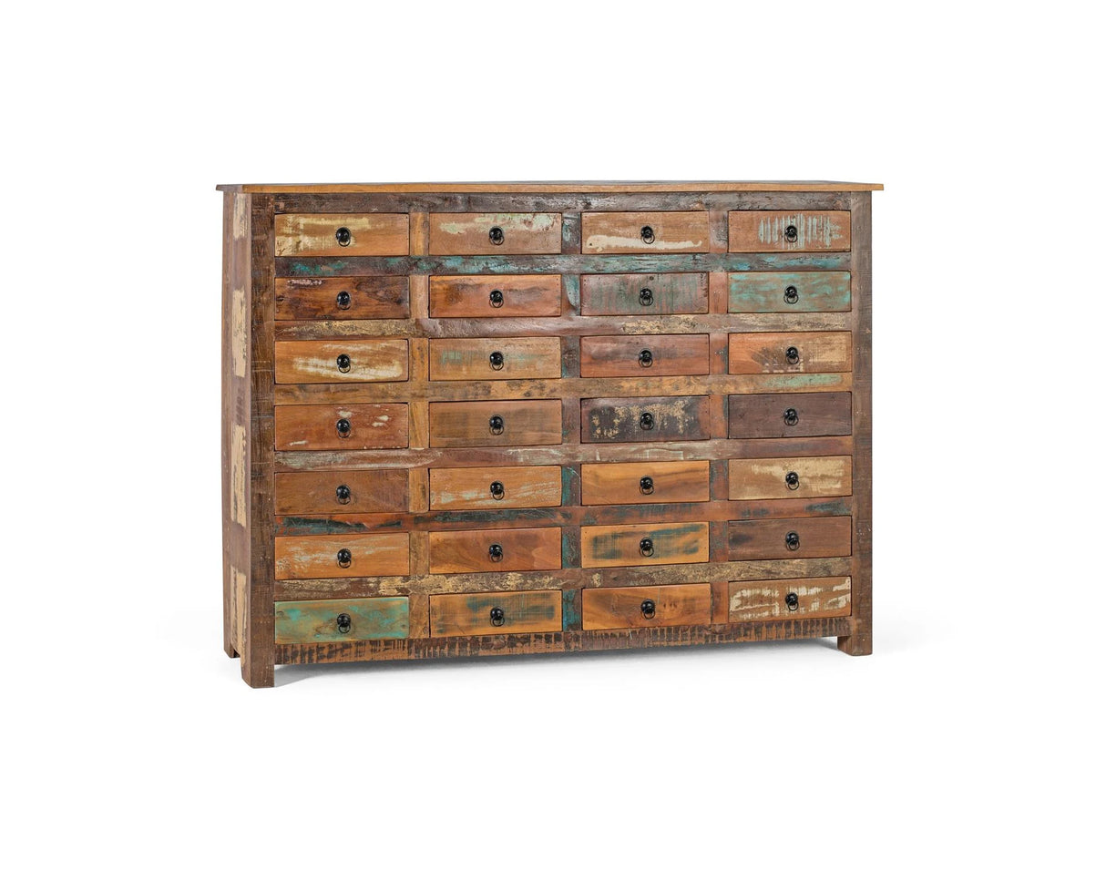 Giner and Colomer - 28-Drawer Recycled Wood Sideboard