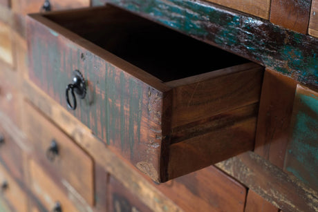 Giner and Colomer - 28-Drawer Recycled Wood Sideboard