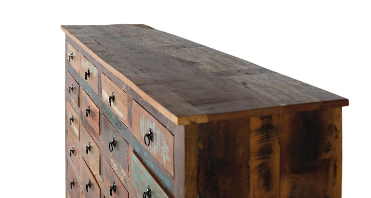 Giner and Colomer - 28-Drawer Recycled Wood Sideboard