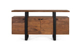 Giner and Colomer - Rosewood & Metal 4-Door Sideboard With Reclaimed Wood