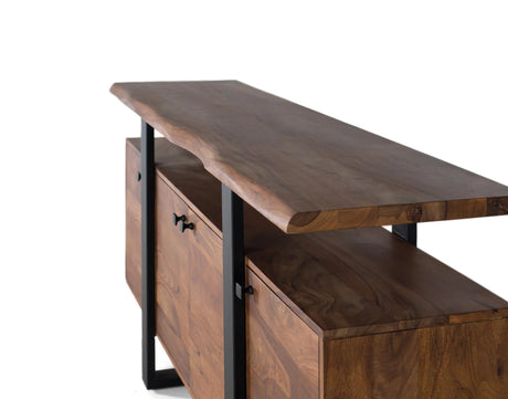 Giner and Colomer - Rosewood & Metal 4-Door Sideboard With Reclaimed Wood