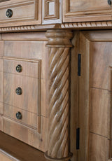 Giner and Colomer - 4-Drawer, 4-Door Reclaimed Mango Wood Sideboard