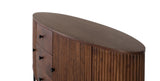 Giner and Colomer - Acacia Wood & Metal Sideboard With 2 Doors & 3 Drawers